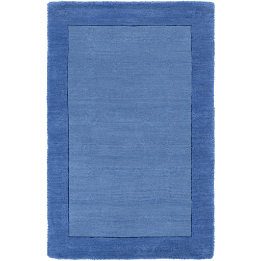 Casual & Solid Rugs Mystique M-308  Medium Blue - Navy Hand Tufted Rug