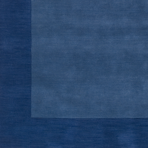 Casual Rugs & Solid Rugs Mystique M-308  Medium Blue - Navy Hand Tufted Rug