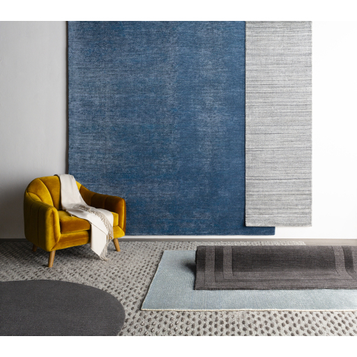 Contemporary Rugs & Transitional Rugs Atlantis ATL-6001 (sample only) Black - Charcoal & Lt. Grey - Grey Hand Tufted Rug