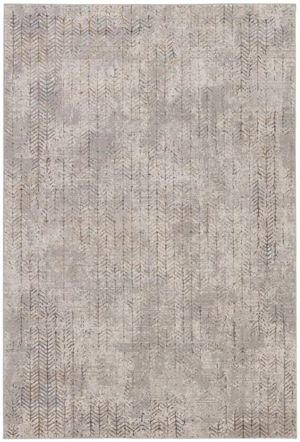 Contemporary Rugs & Transitional Rugs Melo MEL11 Lt. Grey - Grey Machine Made Rug