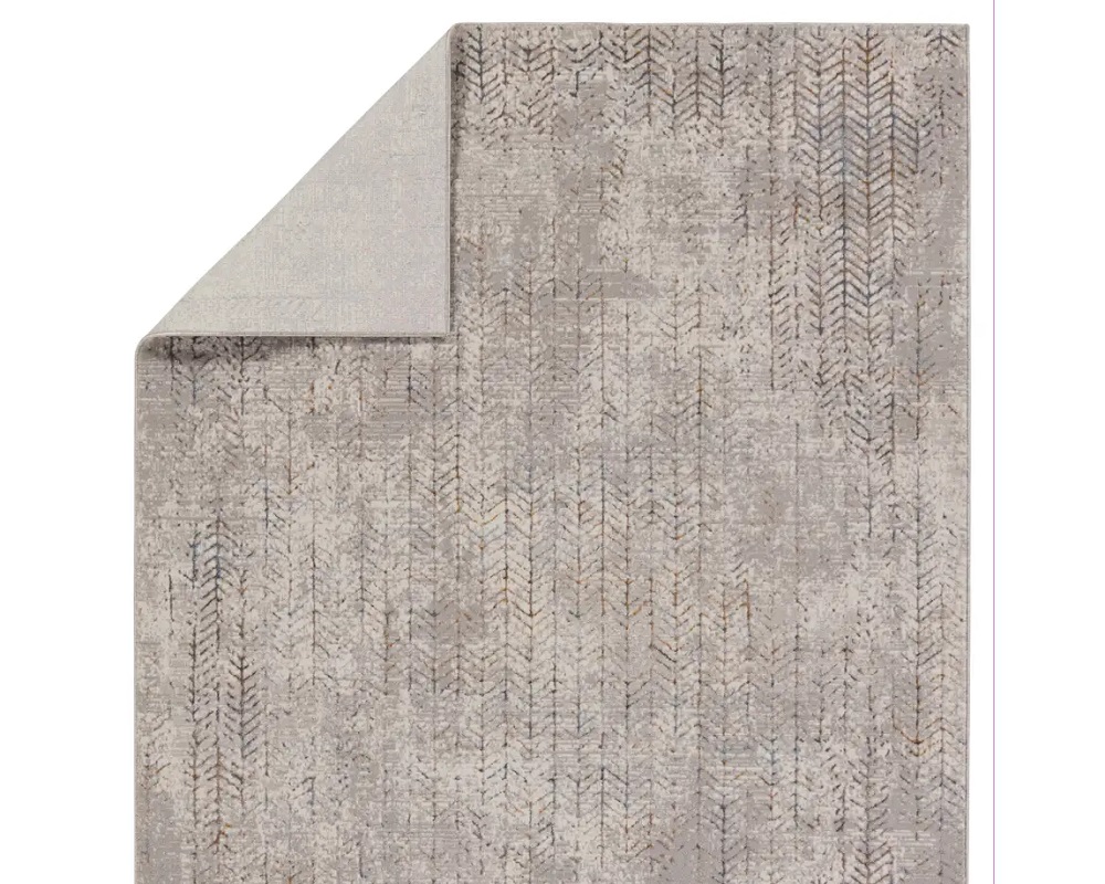 Contemporary Rugs & Transitional Rugs Melo MEL11 Lt. Grey - Grey Machine Made Rug