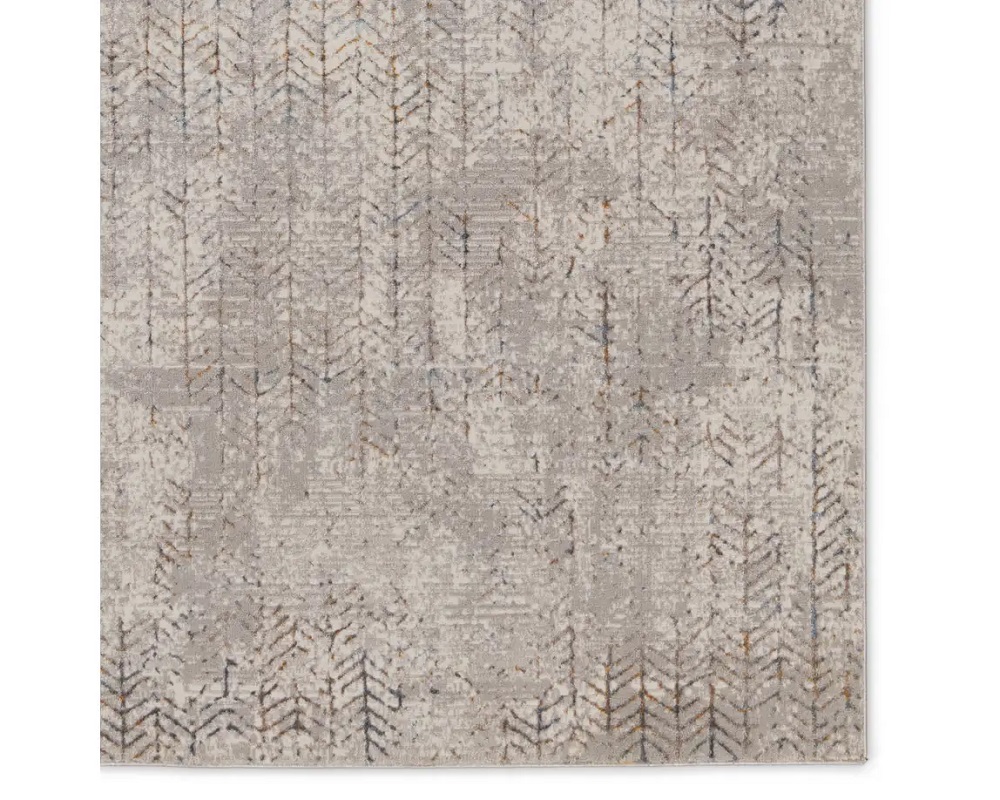 Contemporary & Transitional Rugs Melo MEL11 Lt. Grey - Grey Machine Made Rug