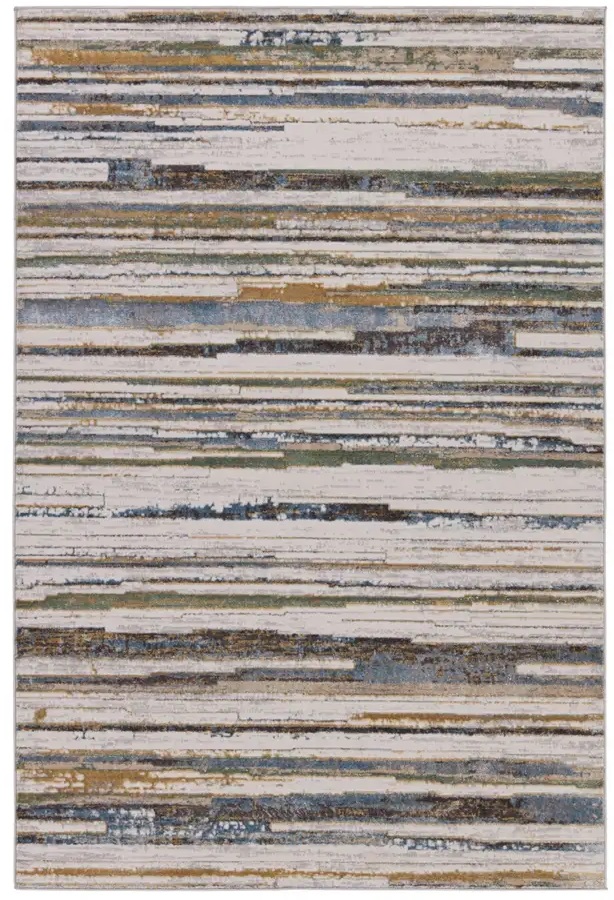 Contemporary Rugs & Transitional Rugs Melo MEL12 Ivory - Beige & Multi Machine Made Rug