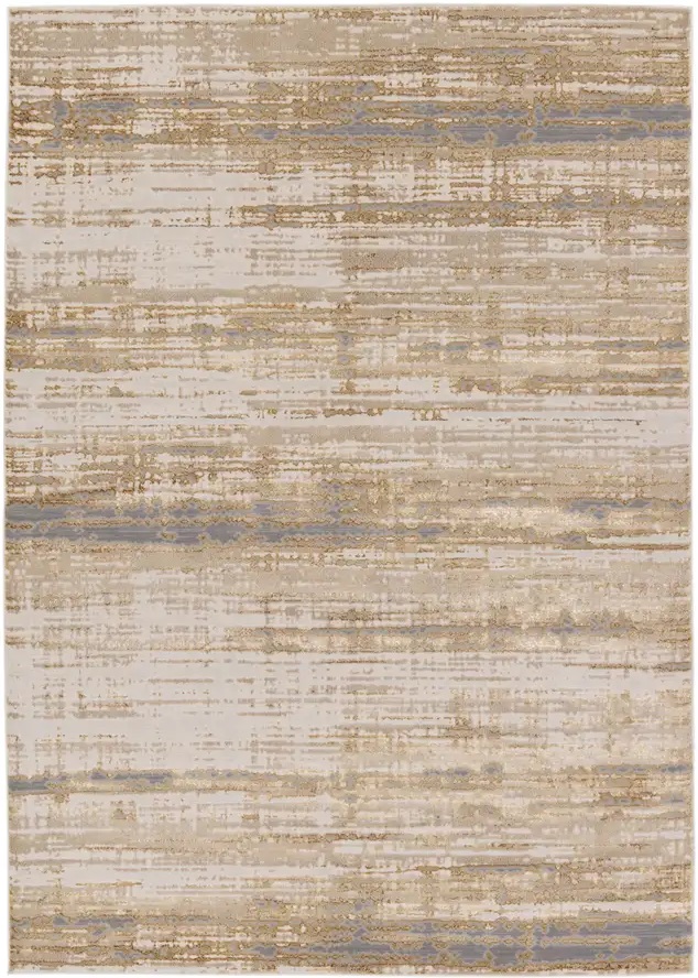 Contemporary Rugs & Transitional Rugs Catalyst CTY15 Camel - Taupe & Lt. Blue - Blue Machine Made Rug