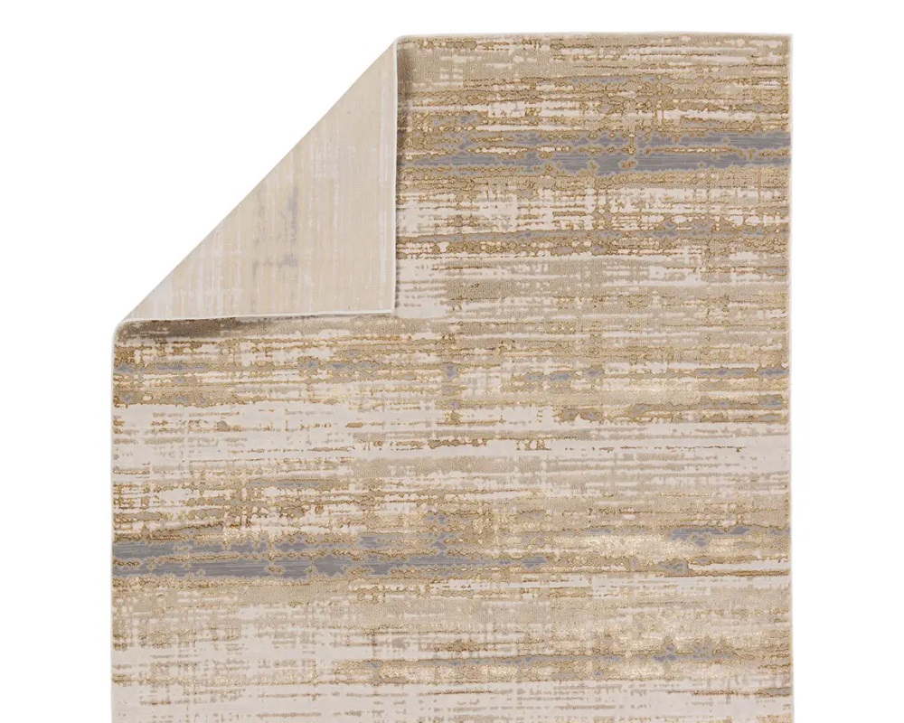 Contemporary & Transitional Rugs Catalyst CTY15 Camel - Taupe & Lt. Blue - Blue Machine Made Rug