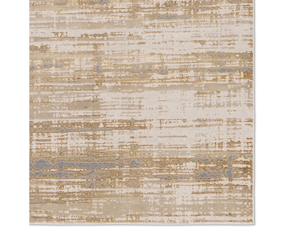 Contemporary & Transitional Rugs Catalyst CTY15 Camel - Taupe & Lt. Blue - Blue Machine Made Rug