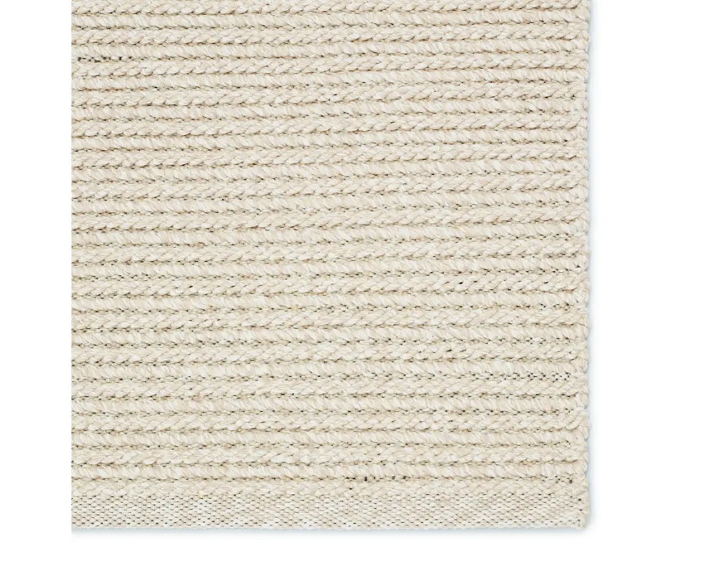 Casual & Solid Rugs Brayden BRY01 Ivory - Beige Machine Made Rug