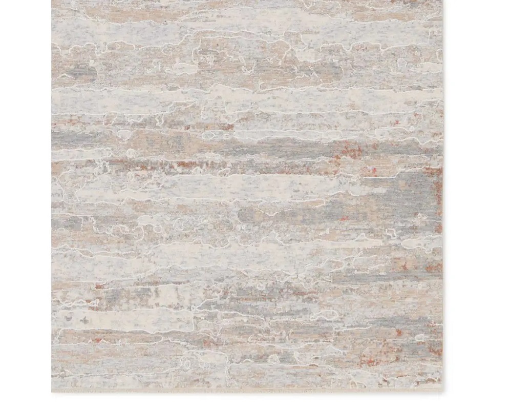 Contemporary & Transitional Rugs Aries ARI02 Lt. Grey - Grey & Camel - Taupe Machine Made Rug