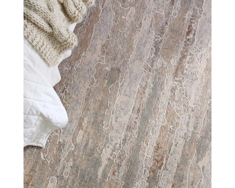 Contemporary Rugs & Transitional Rugs Aries ARI02 Lt. Grey - Grey & Camel - Taupe Machine Made Rug