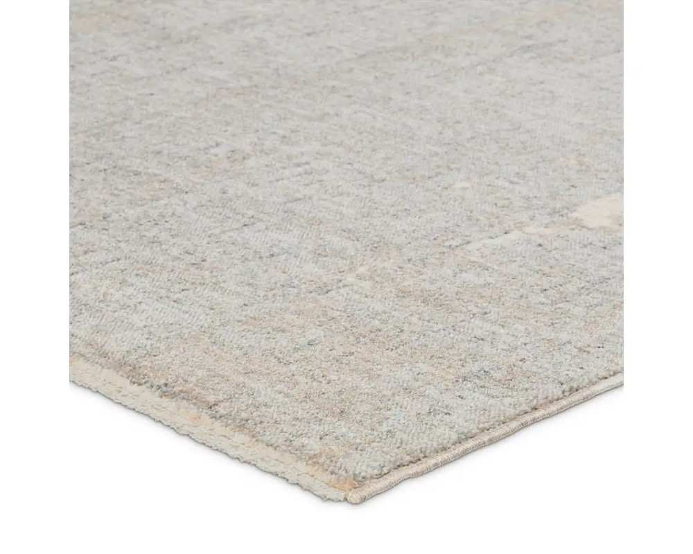 Contemporary & Transitional Rugs Ballad BLA13 Kosta Lt. Grey - Grey & Ivory - Beige Machine Made Rug