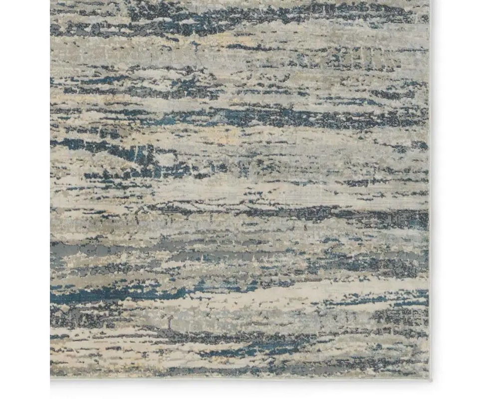 Contemporary Rugs & Transitional Rugs Caicos CAi09 Lt. Grey - Grey & Medium Blue - Navy Machine Made Rug