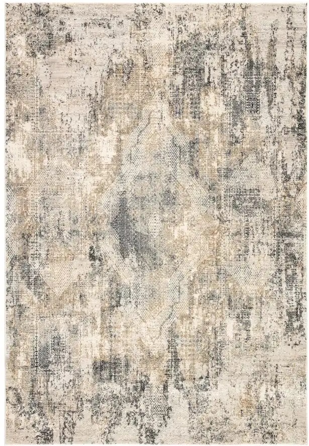 Contemporary Rugs & Transitional Rugs Cirque CIQ34 Lt. Blue - Blue & Lt. Grey - Grey Machine Made Rug