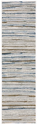 Contemporary & Transitional Rugs Easton 4514E Lt. Grey - Grey & Medium Blue - Navy Machine Made Rug