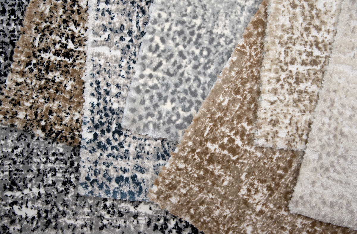 Custom Rugs, Runners & Rounds KIKI KIKI Camel - Taupe & Black - Charcoal Machine Made Rug