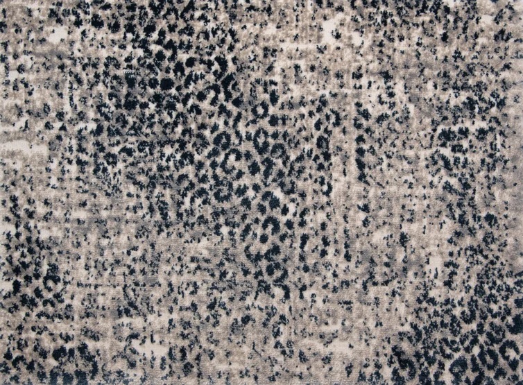Custom Rugs, Runners & Rounds KIKI KIKI Camel - Taupe & Black - Charcoal Machine Made Rug