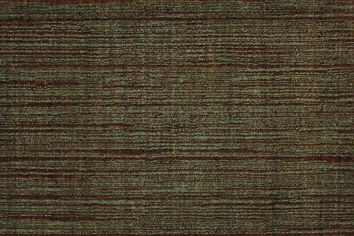 Custom & Wall to Wall Grand Textures PT44 Brownstone Aqua - Lt.Green & Lt. Brown - Chocolate Machine Made Rug