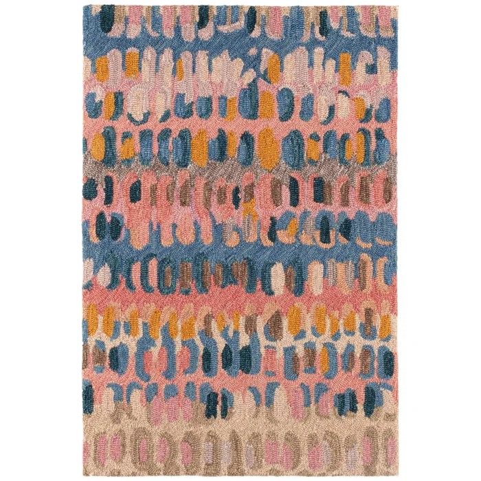 Contemporary & Transitional Rugs Paint Chip - Click for more colors Multiple Colors Available  Multi Hand Hooked Rug