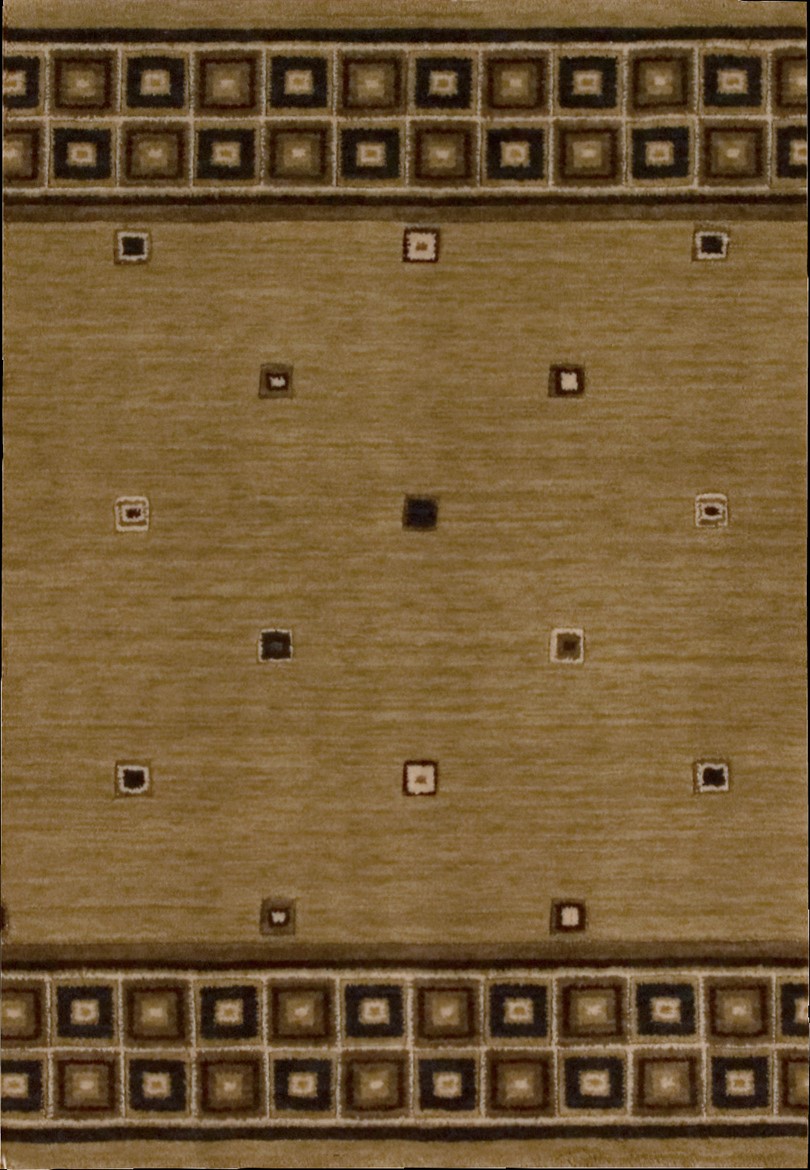 Hall & Stair Runner Rugs  COSMOPOLITAN C31R-R10 Camel - Taupe & Lt. Brown - Chocolate Machine Made Rug