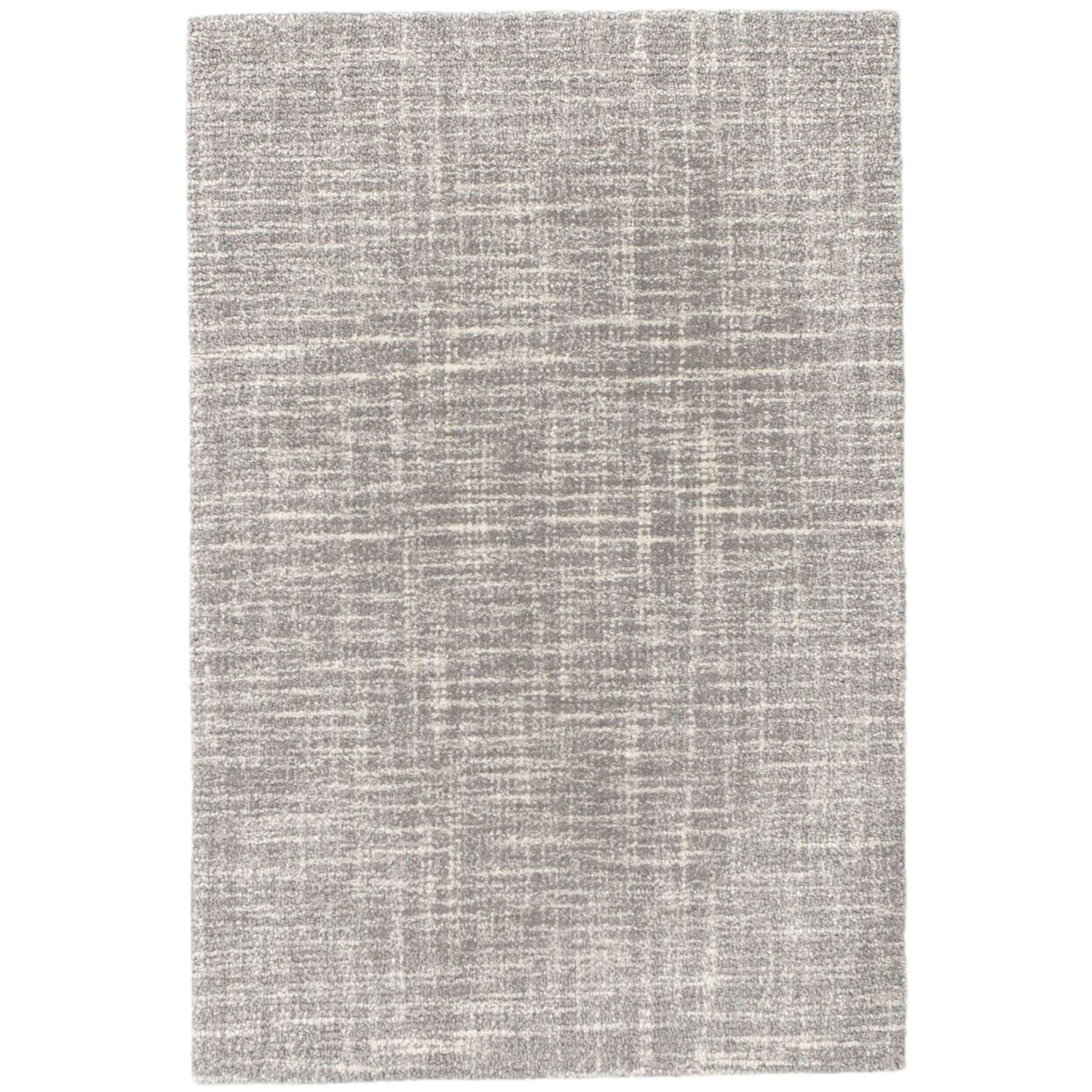 Transitional & Casual Rugs Crosshatch Dove Gray Lt. Grey - Grey Machine Made Rug