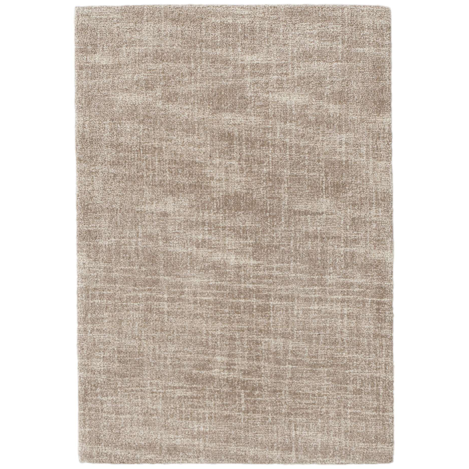 Transitional & Casual Rugs Crosshatch Sand Camel - Taupe & Ivory - Beige Machine Made Rug