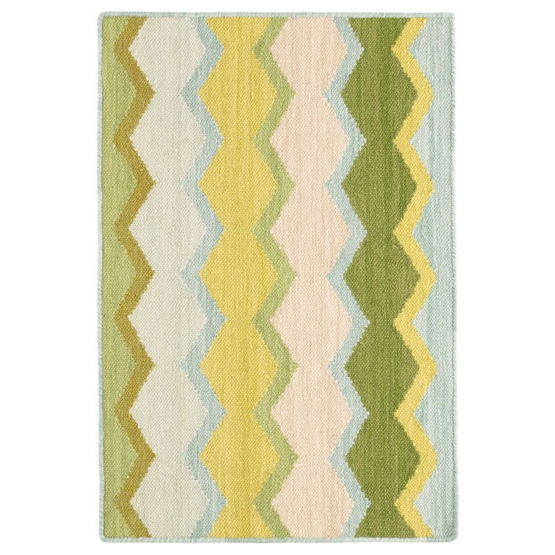 Transitional & Casual Rugs Safety Net Green Green & Aqua - Lt. Green Machine Made Rug