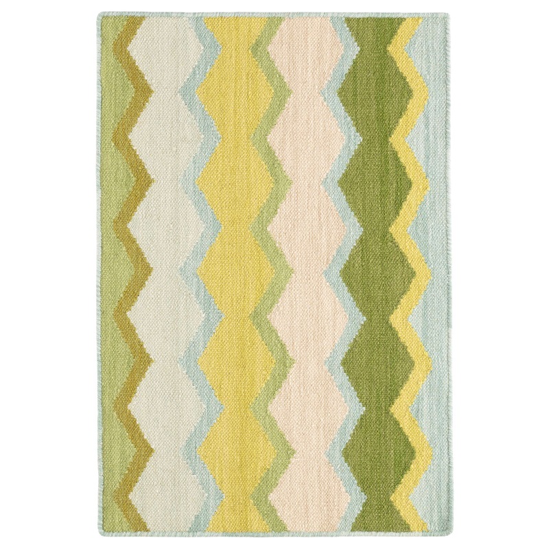 Transitional & Casual Rugs Safety Net Green Green & Aqua - Lt. Green Machine Made Rug