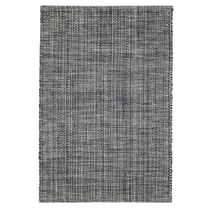 Woven Rugs Fusion Black Black - Charcoal Hand Woven Rug