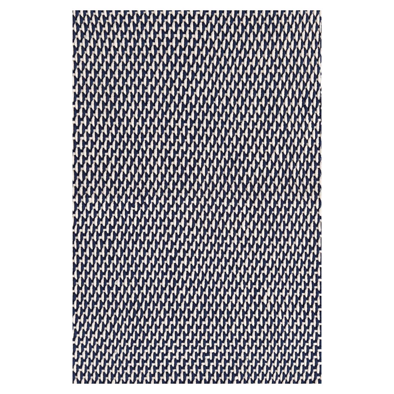 Contemporary Rugs & Transitional Rugs Two Tone Rope Navy/Ivory Medium Blue - Navy & Ivory - Beige Machine Made Rug