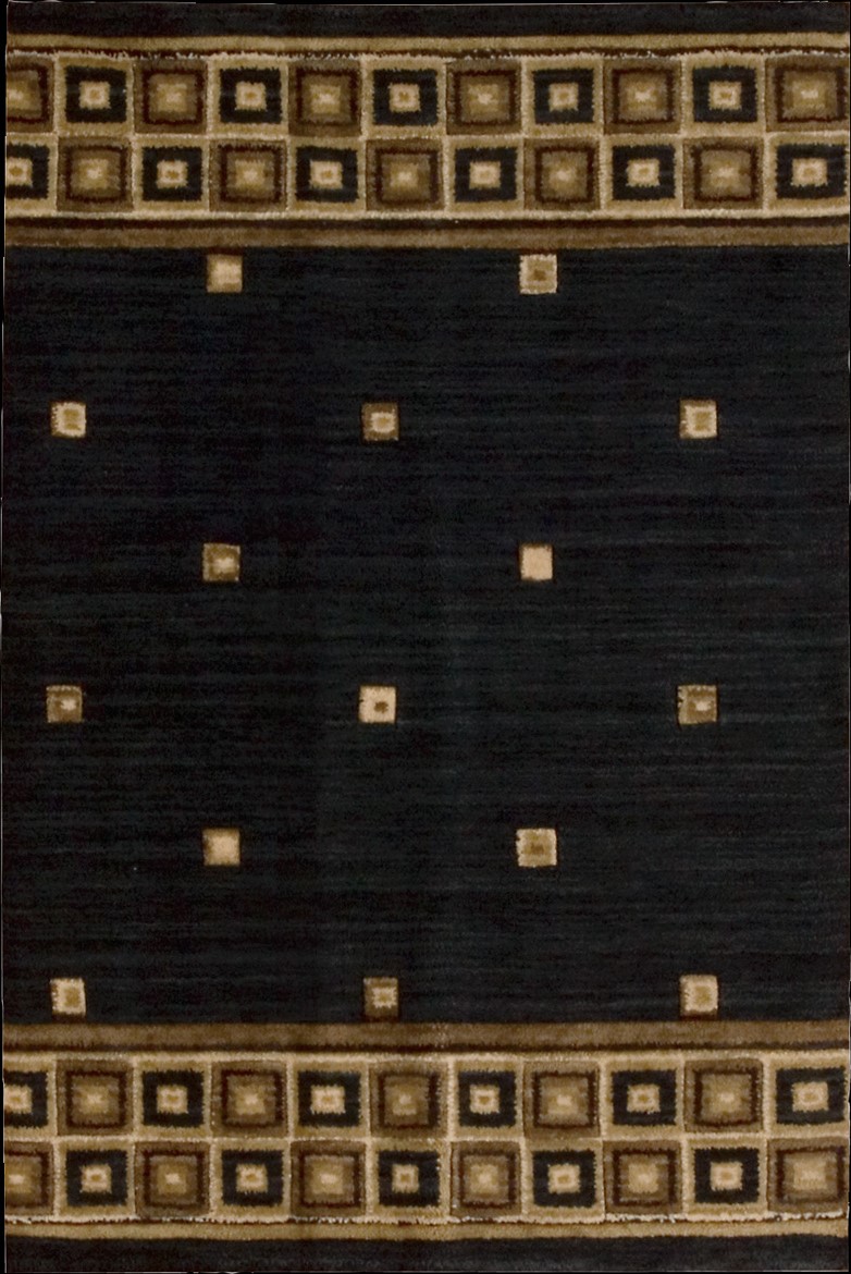 Hall & Stair Runner Rugs  COSMOPOLITAN C31R-R19 Black - Charcoal & Multi Machine Made Rug