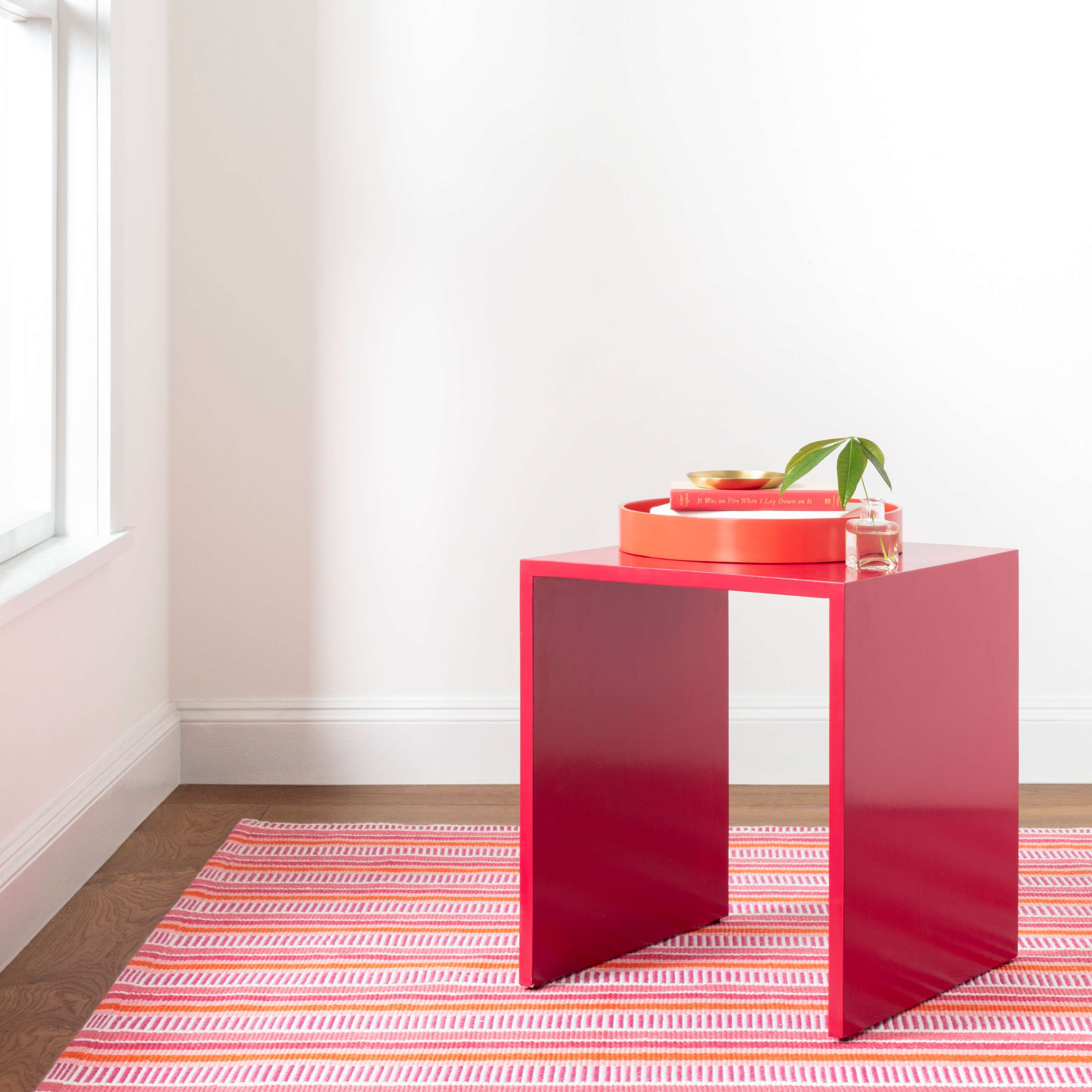 Casual Rugs & Solid Rugs Always Greener Red/Yellow Red - Burgundy & Other Hand Crafted Rug