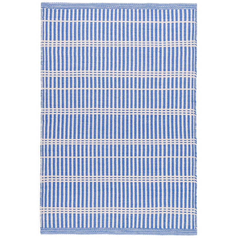 Woven Rugs Marlo French Blue Lt. Blue - Blue & Ivory - Beige Hand Woven Rug