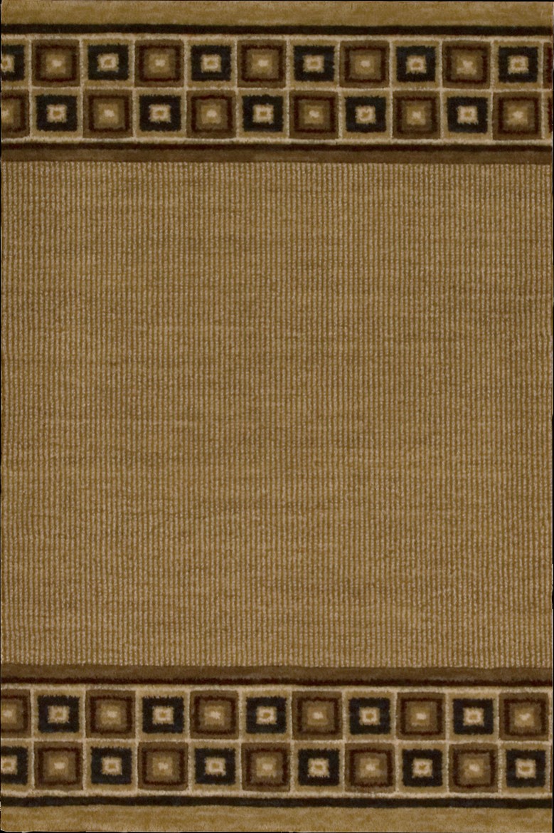 Hall & Stair Runner Rugs  COSMOPOLITAN C57R-R71 Lt. Gold - Gold & Multi Machine Made Rug