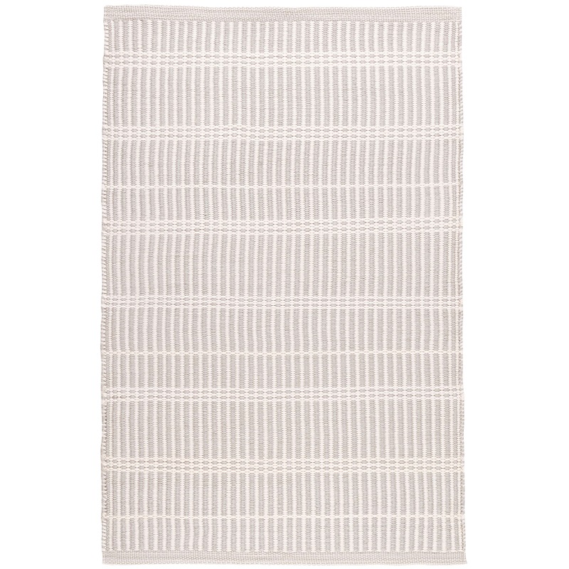 Woven Rugs Marlo Platinum/Ivory Lt. Grey - Grey & Ivory - Beige Hand Woven Rug