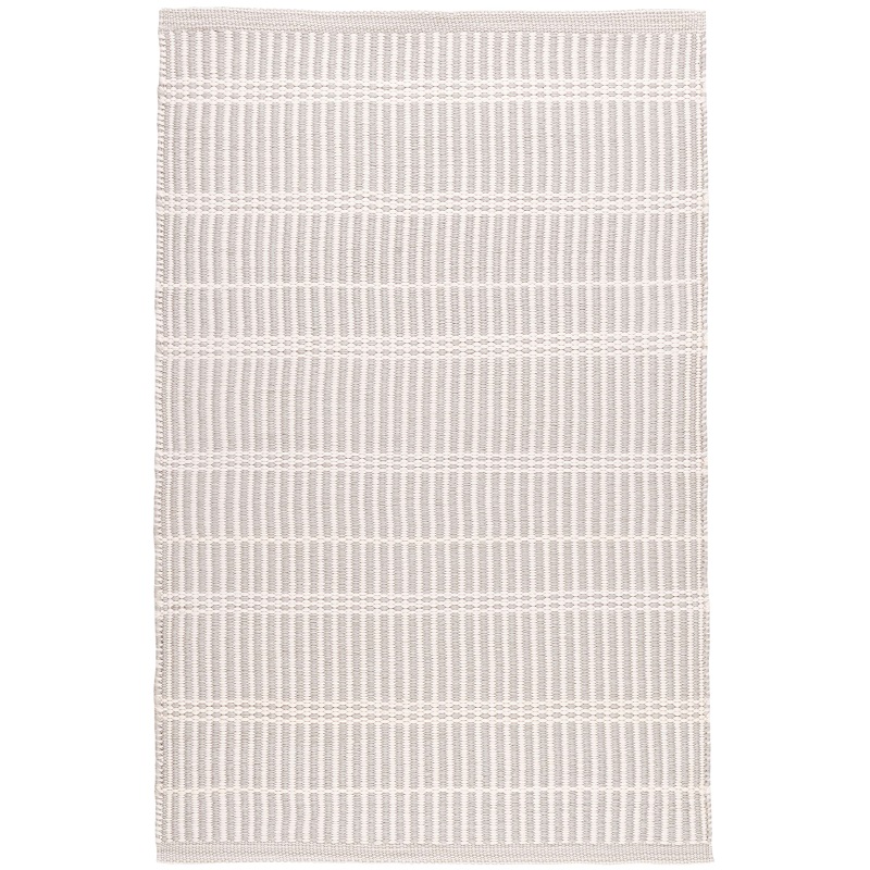 Flat Woven Rugs Marlo Platinum/Ivory Lt. Grey - Grey & Ivory - Beige Hand Woven Rug