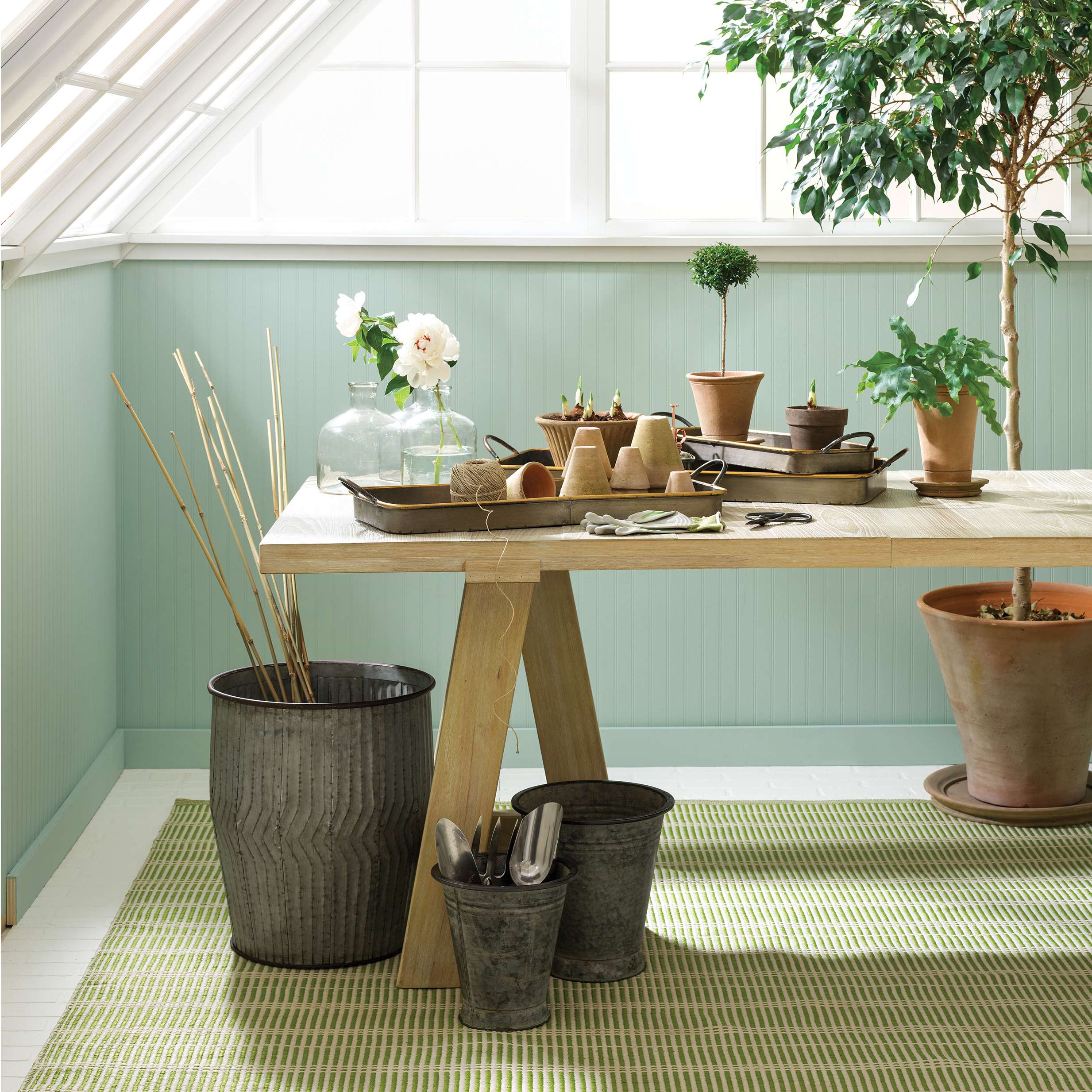 Woven Rugs Marlo Sprout Green & Ivory - Beige Hand Woven Rug