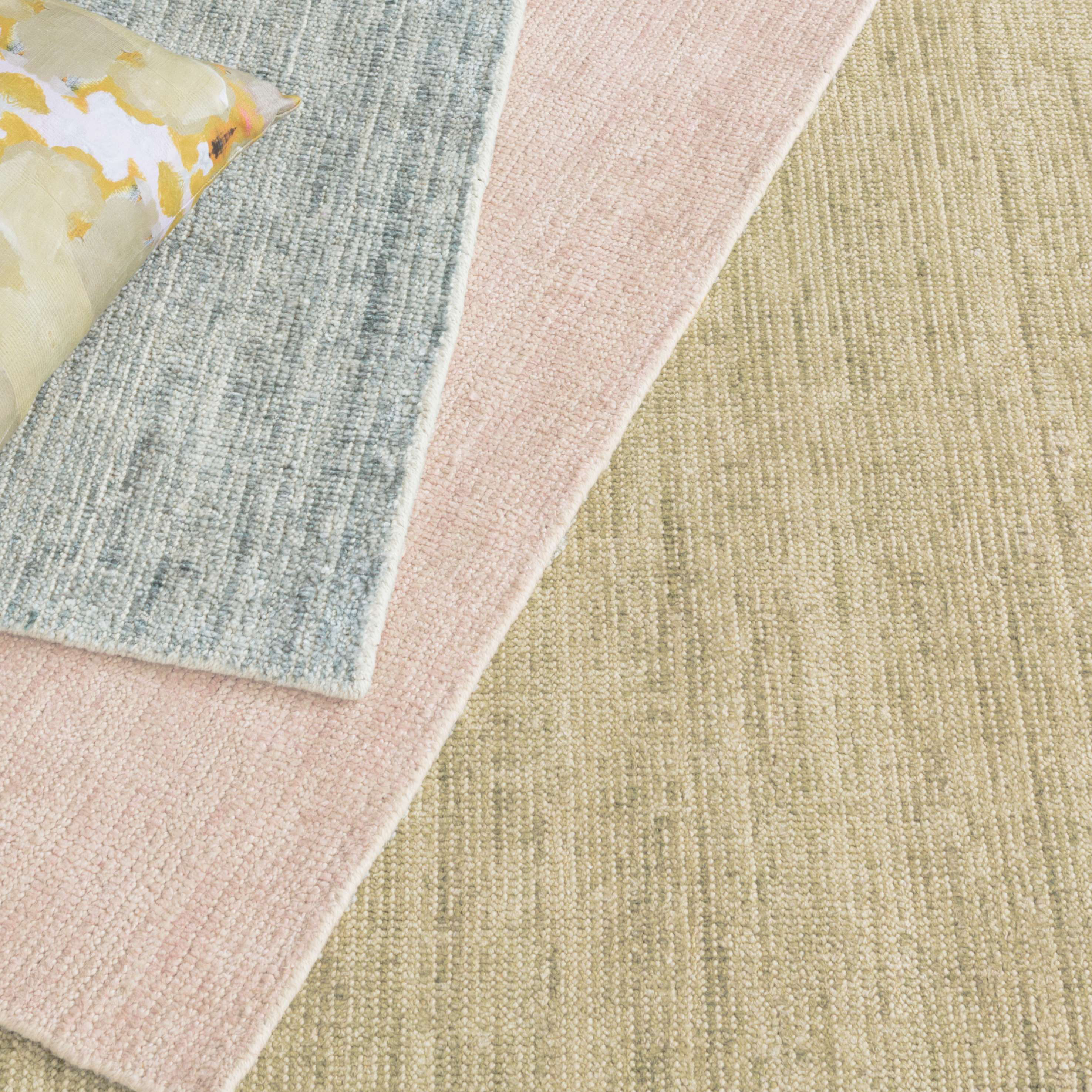 Contemporary Rugs & Transitional Rugs Quartz Ocean Lt. Blue - Blue Hand Crafted Rug