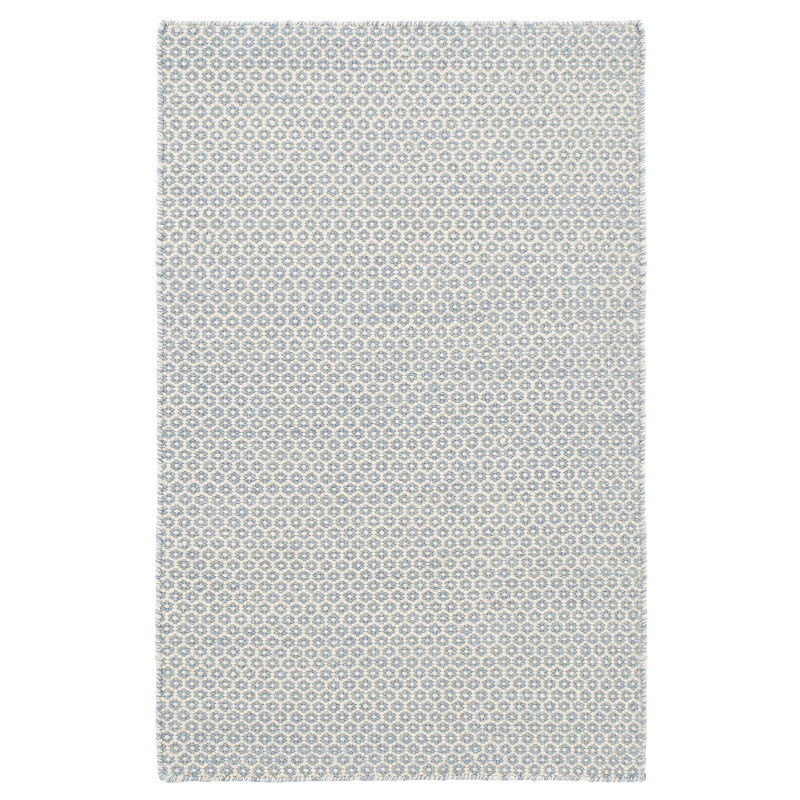 Contemporary Rugs & Transitional Rugs Honeycomb French Blue/White Lt. Blue - Blue & Ivory - Beige Hand Crafted Rug