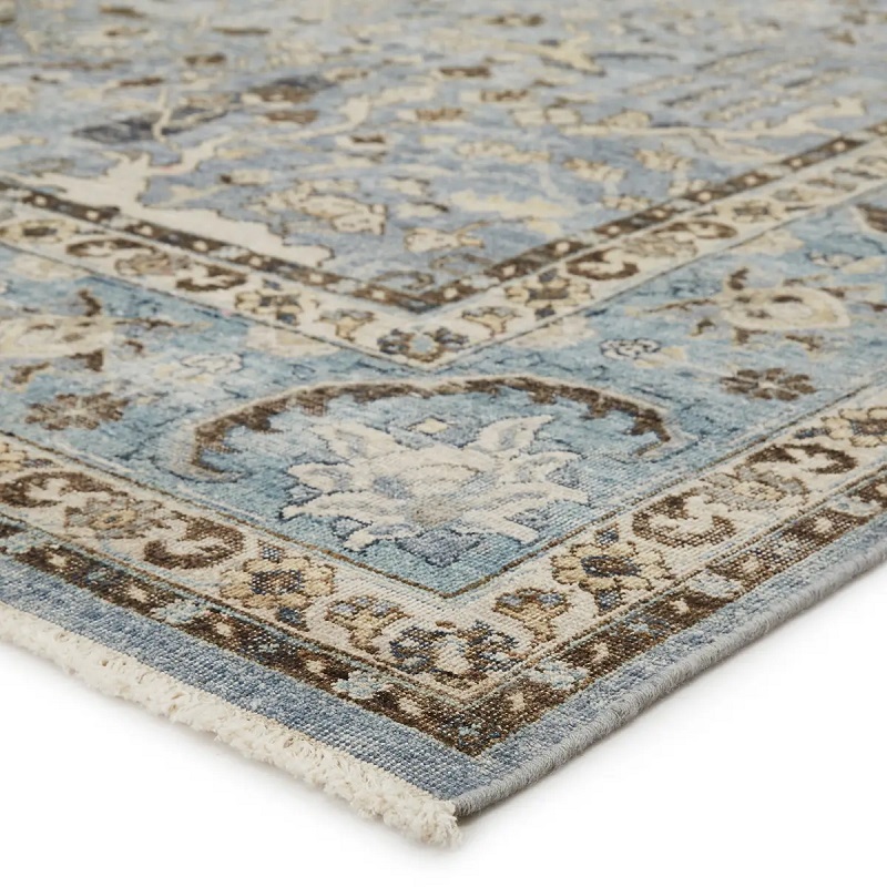 Antique Style Rugs Someplace In Time SPT10 Lt. Blue - Blue Hand Knotted Rug