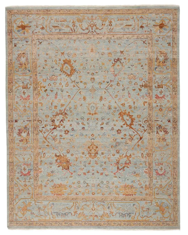 Antique Style Rugs Someplace In Time SPT01 Lt. Blue - Blue Hand Knotted Rug