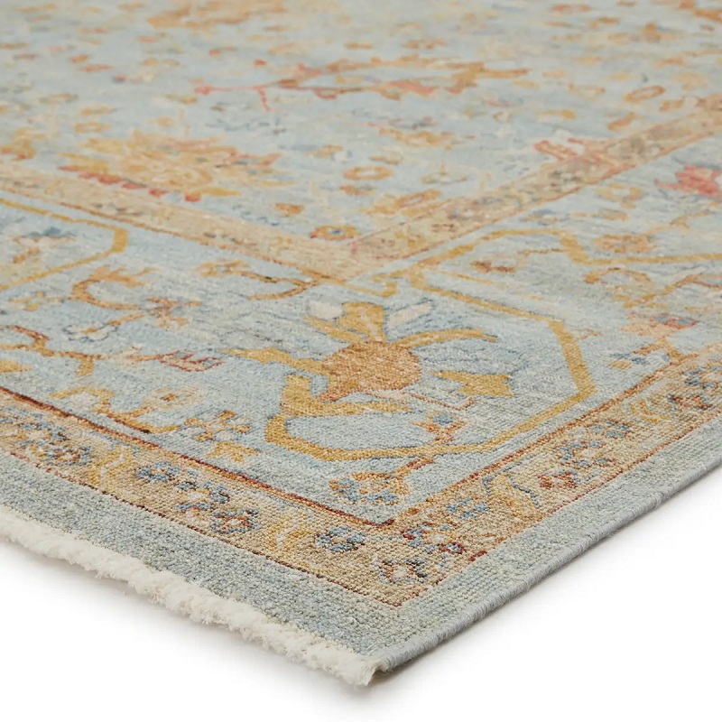 Antique Style Rugs Someplace In Time SPT01 Lt. Blue - Blue Hand Knotted Rug