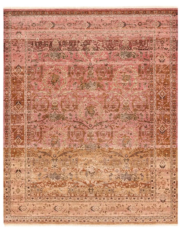 Antique Style Rugs Someplace In Time SPT08 Red - Burgundy & Other Hand Knotted Rug