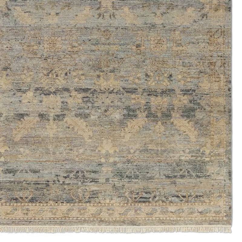 Antique Style Rugs Someplace In Time SPT20 Lt. Grey - Grey & Camel - Taupe Hand Knotted Rug