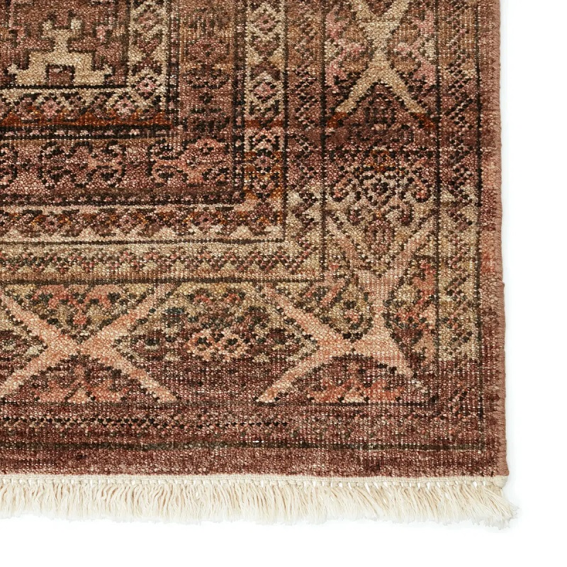 Antique Style Rugs Someplace In Time SPT16 Lt. Brown - Chocolate Hand Knotted Rug