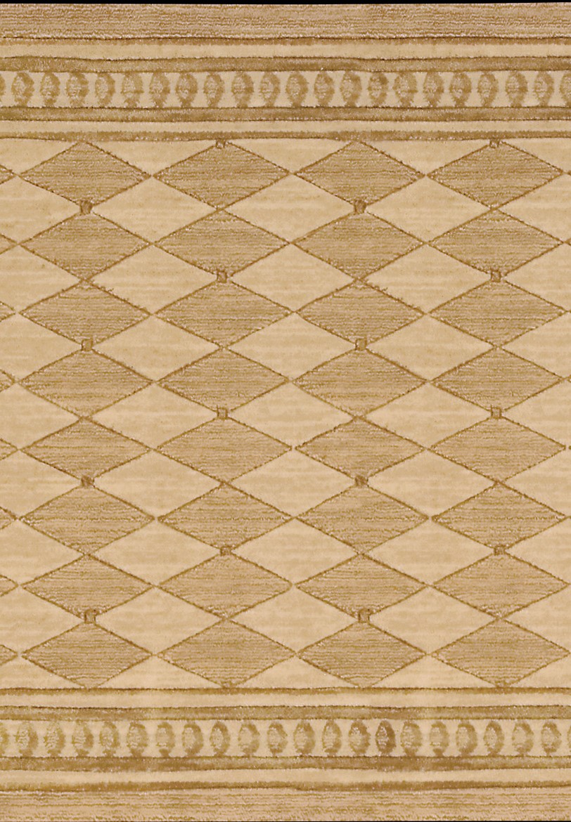 Hall & Stair Runner Rugs  COSMOPOLITAN C94R-R45 Ivory - Beige & Camel - Taupe Machine Made Rug