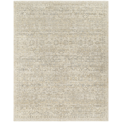 Antique Style Rugs Once Upon a Time OAT-2306 Lt. Grey - Grey Hand Crafted Rug