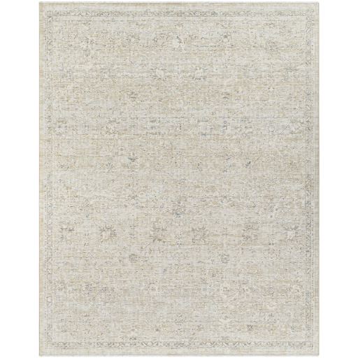 Antique Style Rugs Once Upon a Time OAT-2309 Ivory - Beige & Lt. Grey - Grey Hand Crafted Rug