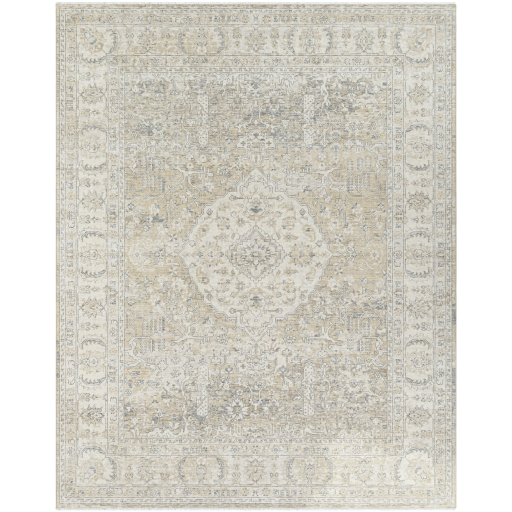 Antique Style Rugs Once Upon a Time OAT-2310 Ivory - Beige & Camel - Taupe Hand Crafted Rug