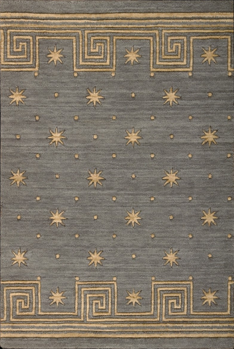 Hall & Stair Runner Rugs  COSMOPOLITAN C95R-GREY Lt. Grey - Grey & Ivory - Beige Machine Made Rug