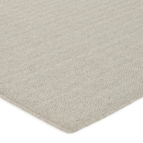 Casual & Solid Rugs Zambezi Rug Heather Ivory - Beige & Medium Blue - Navy Hand Loomed Rug