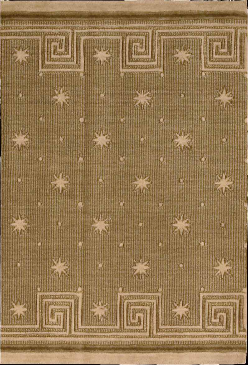 Hall & Stair Runners  COSMOPOLITAN C95R-R58 Camel - Taupe & Ivory - Beige Machine Made Rug